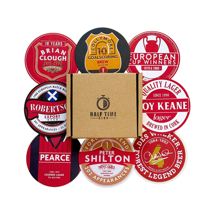 Football Beer Mats (8-Pack)