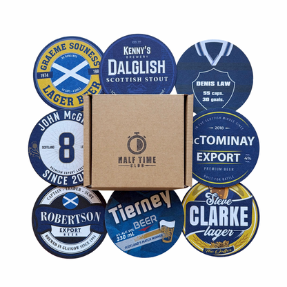Football Beer Mats (8-Pack)