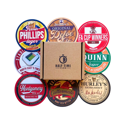 Football Beer Mats (8-Pack)
