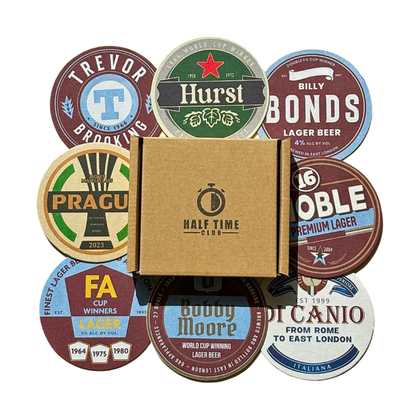 Football Beer Mats (8-Pack)