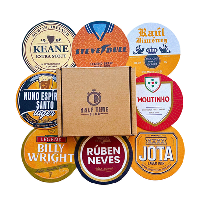 Football Beer Mats (8-Pack)